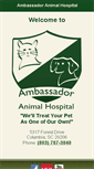 Mobile Screenshot of ambassadoranimalhospital.com